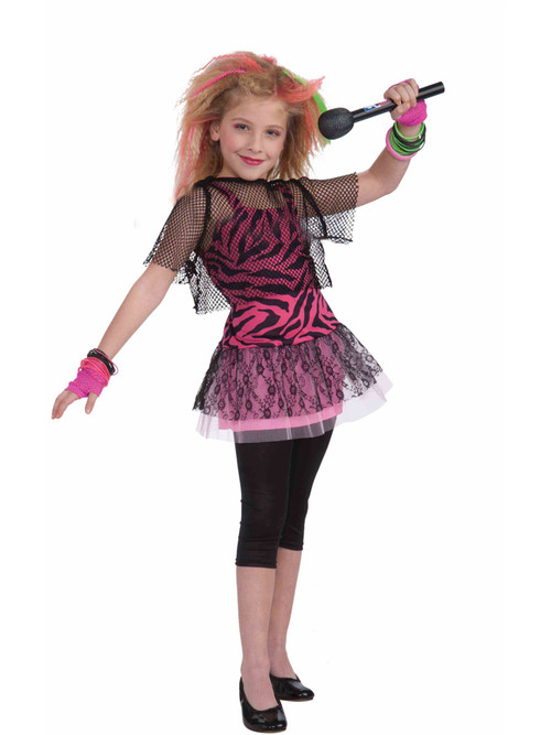 Homemade Rock Star Costume For Girls